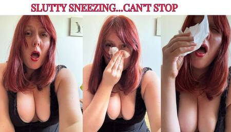 Tickly, Blocked Up Nose – SNEEZING & NOSEBLOWING – by Lexie Red
