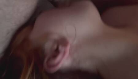 Woken up for facefuck and doggy fucking