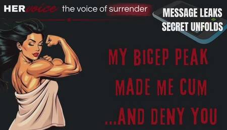 My Bicep Peak Made Me Cum... And Deny You