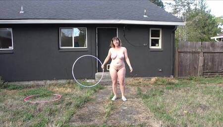 Bea Lovely Loses Her Bikini and Hula Hoops Naked