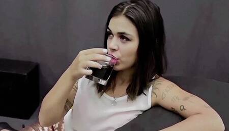 Smoking Pretty 100's Model Kimberly Video 0042