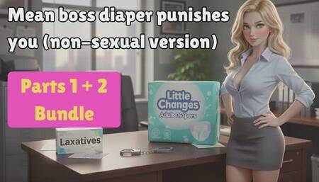 Mean boss bundle (non-sexual version) | Parts 1 + 2 | ABDL audio