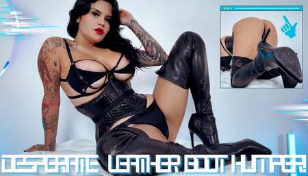 Desperate Leather Boot Humper Ft Miss Roper - HD MP4 1080p Format