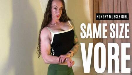Muscle Girl Swallows You Whole: Same Size Vore 480p