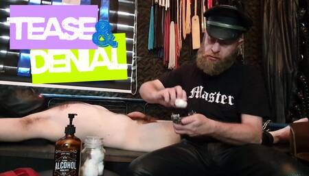 TEASE AND DENIAL – KEPT HARD AND NOT ALLOWED TO CUM - 720p - WITH DOM BARBUDO