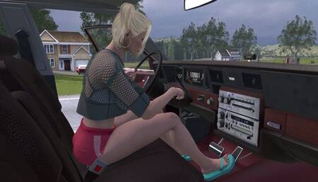 Chevrolet Caprice Cranking Template - Harley in Platform Flip Flops 1080p