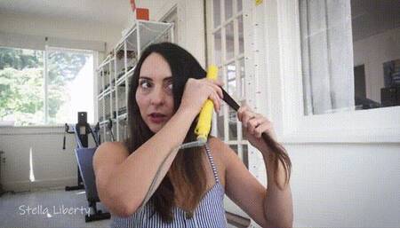 Straightening My Hair - hd mp4