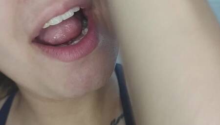 I love the taste of my arms, but I love the marks left after biting them even more.