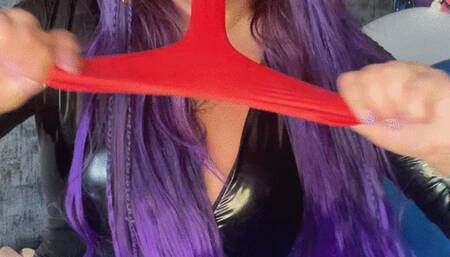 val mastrubate in latex and s2p big balloons