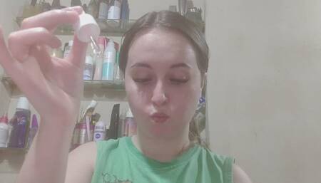 Nighttime skincare routine. Part 2