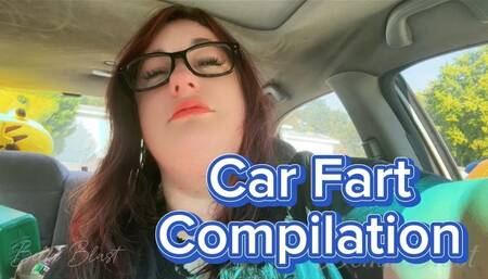 BBW Car Fart Compilation : Real Wet Farts from the Front Seat