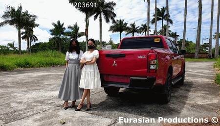 286 B - AzTea & Elsa picnic revving full pedal cam