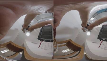 3DVR180 LELE POV crushes and humiliates the dwarves beneath their feet