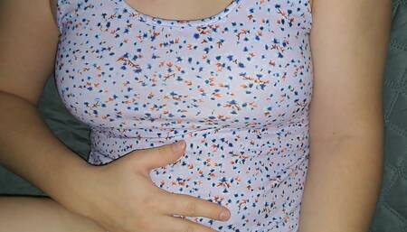 While I'm watching TV, my stepsister strips naked in front of me and asks me to fuck her