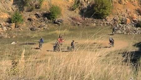 Innocent sweet teen slammed by an old hunter in the countryside