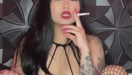 Lace Allure: May’s Smoking Moment