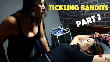 Tickling bandits part 2 1080p - Blonde agent captured and tickled - foot tickling - tickled by two - belly tickling - armpit tickling