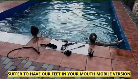 YOU HAVE TO SUFFER TO LICK OUR FEET MOBILE VERSION