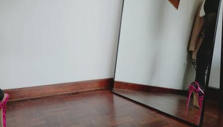 Which Heels Look Best? - Black Nylon