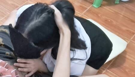 Thai student was hit by a milk raft.