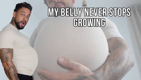 My belly never stops growing - Lalo Cortez