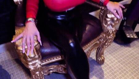 Tickling with my long fingernails