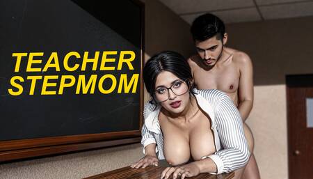 Hot Indian MILF Stepmom Has Rough Sex with Stepson as He Passes His Exam