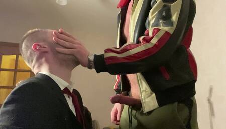 Part 1. Menatplay. Office Workers Kinkysirius in Suit Was Fucked Hard by Leather Bear