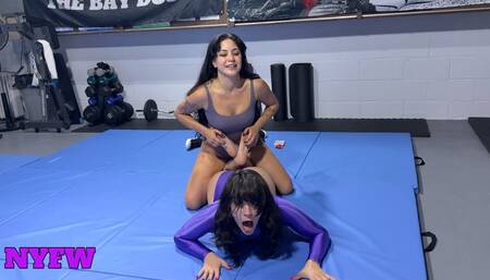 Sushii Xhyvette vs Mia Hope - Foot Tickle Humiliation