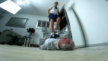 Danielle Schoolgirl Trampling Girl 2 FLOOR CAM