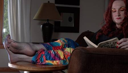 Blue Colored Pantyhose Yearning, 1st