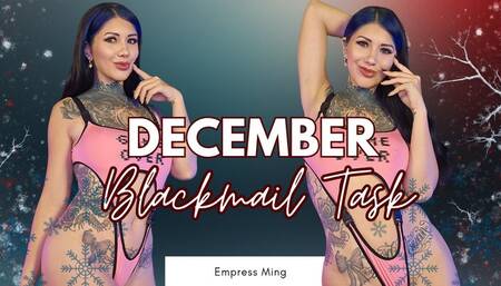December Blackmail Task