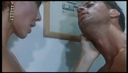 Rocco Siffredi and Milly D'Abbraccio dominate a beautiful brunette in search of orgasm