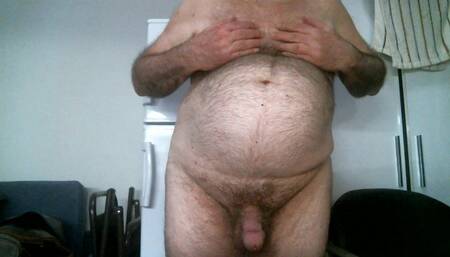 Coach Karl Belly and Nipple Rub