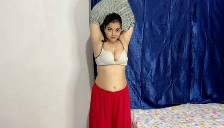 Desi Step Sister Was Cutting The Hair On Her Vagina Step Brother Fucked Doggy style Step Sister