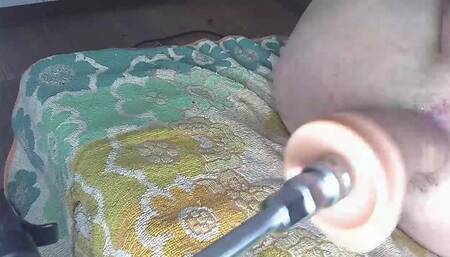 Getting fucked with the fucking machine