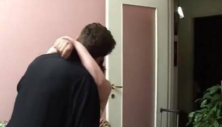 A man decided to share his hot wife with a friend for a dirty amateur threesome