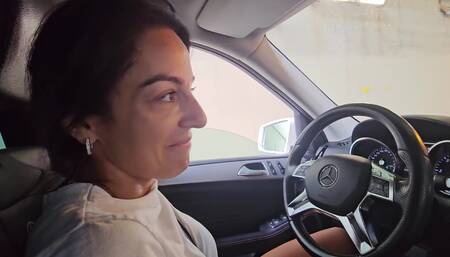 She Takes My Cock in Her Hand While We're Stuck in Traffic on the Highway