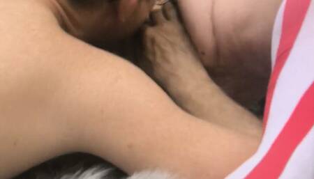 May I Eat Your Tight Wet Pussy Mam on That Tree? Naughty Slut Answers Fuck Yes You Can as Long as I Can Cum on Your Dirty Hand?