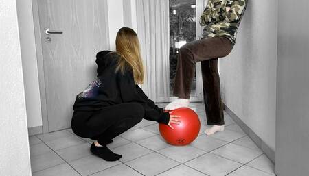 hot ball game - bad vs. good girl