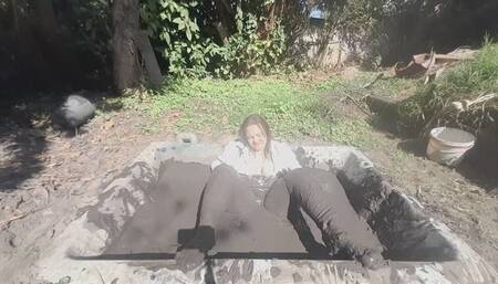 Tempting, Sensual, Sexy and Naughty in Mud