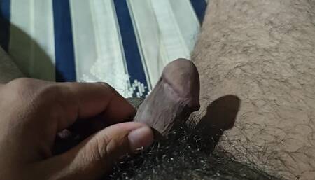Simple Man trying to hard cock at Room