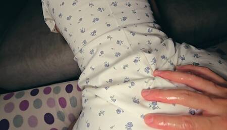 Stepsister fucked and cumshot on her beautiful feet
