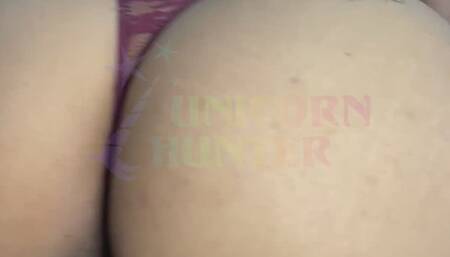 Rubbing her pussy on the couch until she orgasms