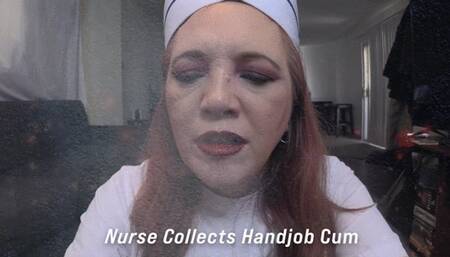 Nurse Eve collects Handjob cum Sample 2