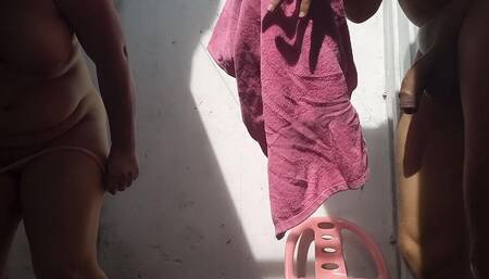 Homemade blowjob of my chubby beautiful amateur deep throat