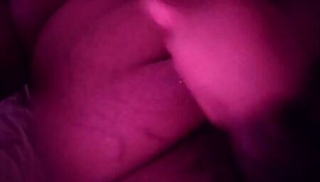 Big beautiful nonbinary masturbating