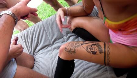 Scandal!!! Garden-gangbang in Germany - Cathaleya - Horny Slut