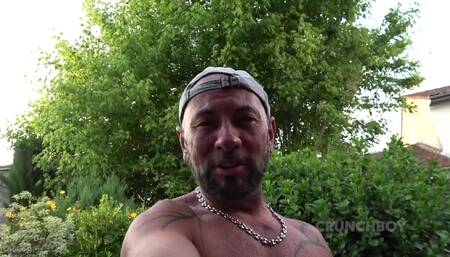 Dmimitrii Fucked in the Garden by Young Straight Twink