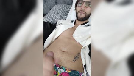 I was so horny after a show I had to shoot a nice load
